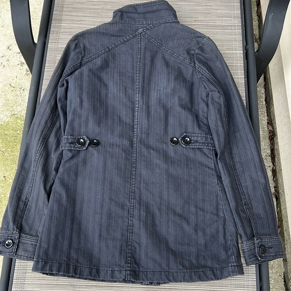 🎯RARE Stussy Military Style Jacket Gray Size Small - Picture 9 of 14